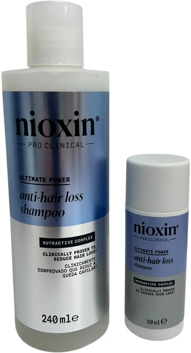 Nioxin Anti-Hair Loss Shampoo 240ml + Reisverpakking 50ml - 290ml