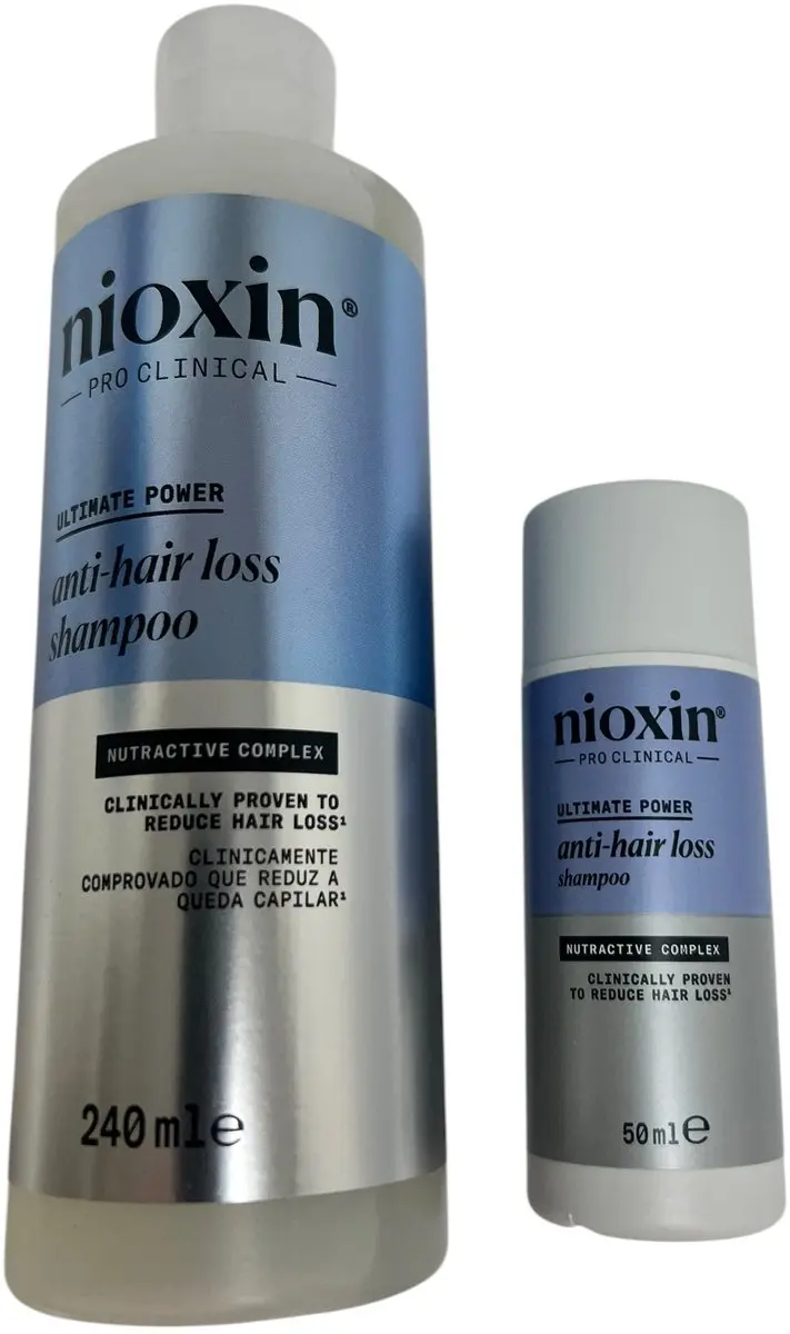 Nioxin Anti-Hair Loss Shampoo 240ml + Reisverpakking 50ml - 290ml