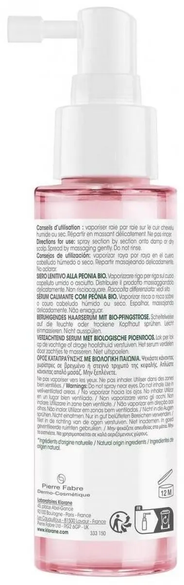 Klorane Capil. Sos Serum Pioenroos Bio 100ml