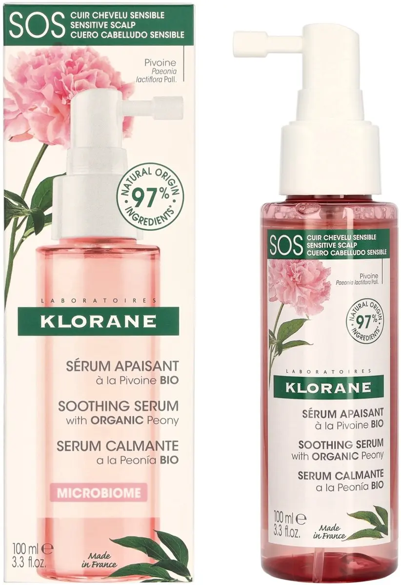Klorane Capil. Sos Serum Pioenroos Bio 100ml