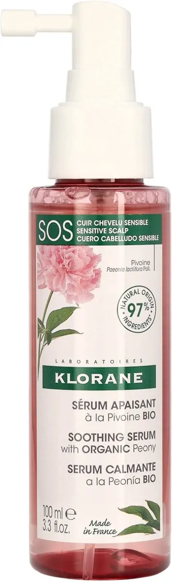 Klorane Capil. Sos Serum Pioenroos Bio 100ml