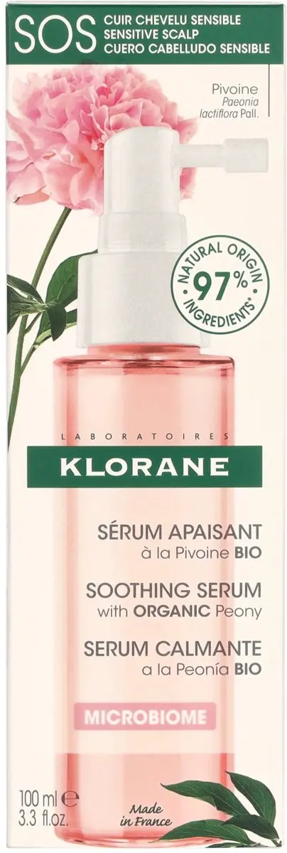 Klorane Capil. Sos Serum Pioenroos Bio 100ml
