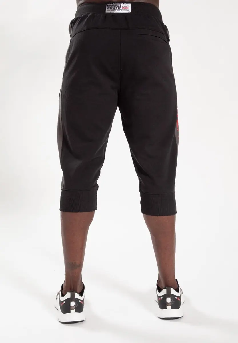 Gorilla Wear Thompson 3/4 Joggingbroek S - Zwart