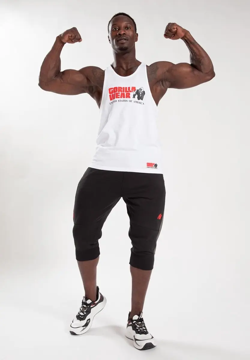 Gorilla Wear Thompson 3/4 Joggingbroek S - Zwart