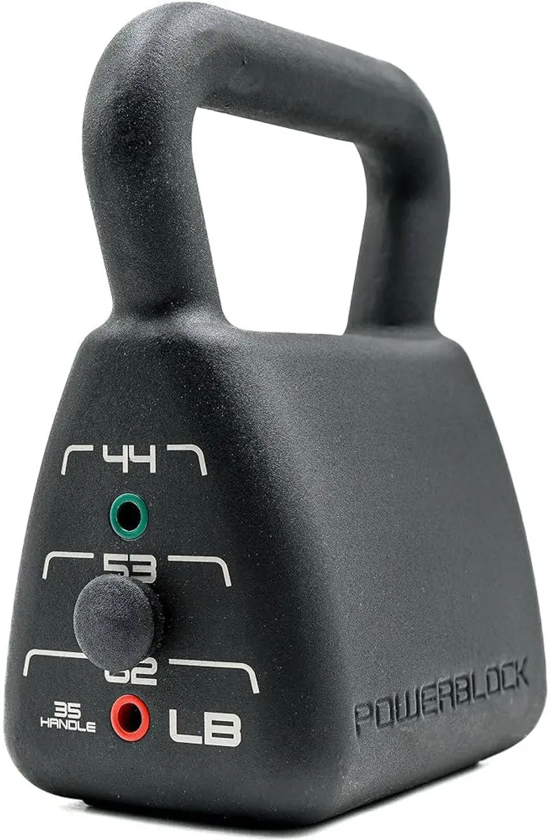 PowerBlock PBHKB Verstelbare Kettlebell 16-28kg - Zwart
