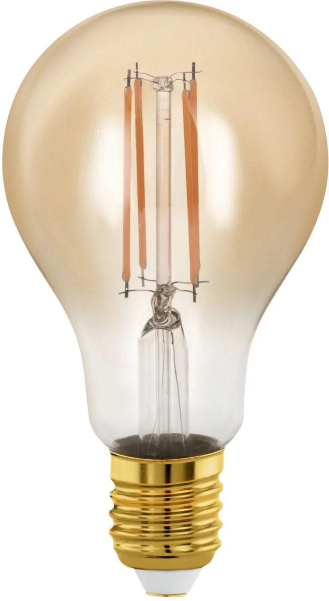 Eglo Golden Age LED Lamp E27 4W - Ø7,5cm - Amber
