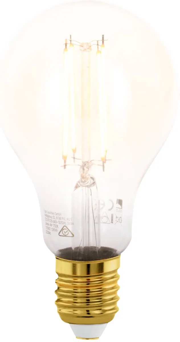 Eglo Golden Age LED Lamp E27 4W - Ø7,5cm - Amber