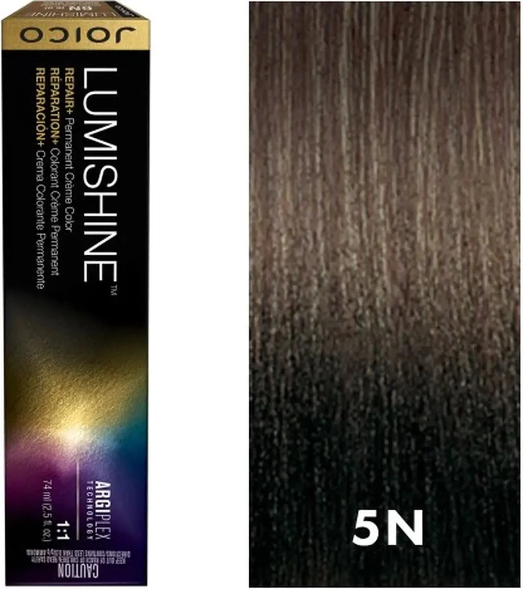 Joico Lumishine 5N Haarkleuring 74ml - Bruin Full Coverage Permanent