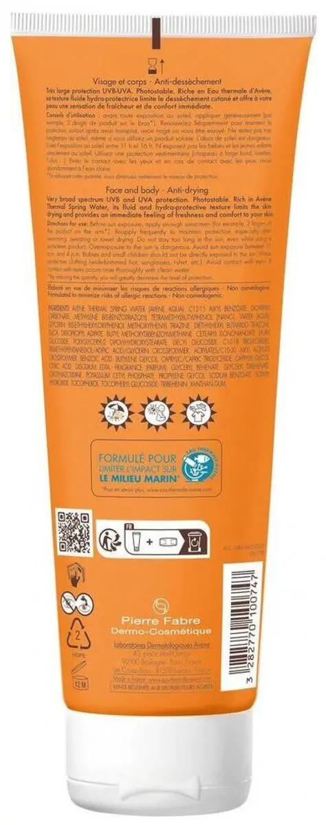 Avène Zonnebrandlotion Lichaam 250ml
