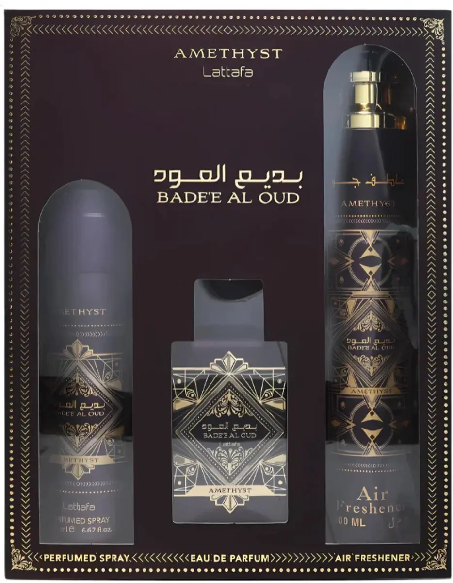 Lattafa Badee Al Oud Amethyst Geurset