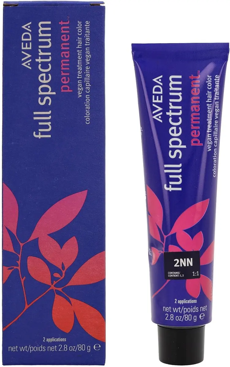 Aveda Full Spectrum Permanent Vegan Haarkleur 2N Zwart 80g