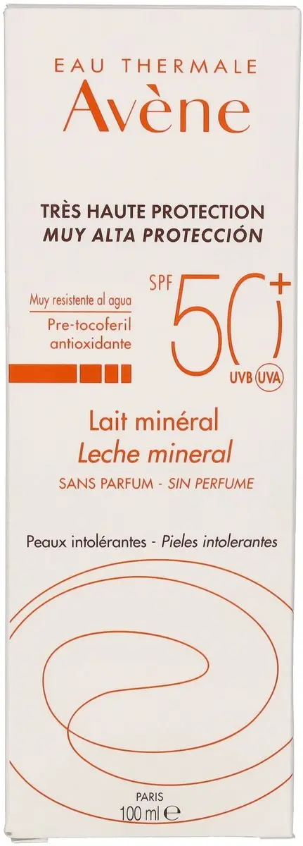 Avène Zon Minerale Melk SPF50+ 100ml