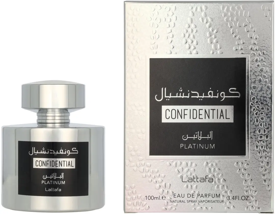 Lattafa Confidential Platinum Eau de Parfum 100ml