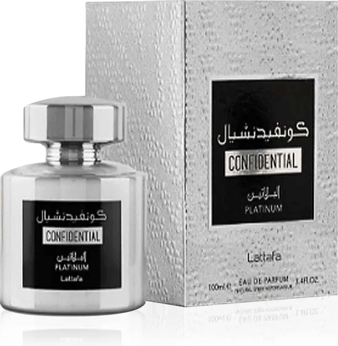 Lattafa Confidential Platinum Eau de Parfum 100ml