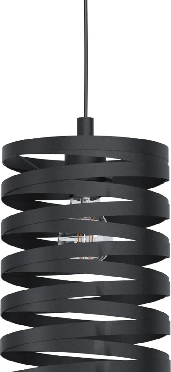 Eglo Cremella Hanglamp E27 - 94 cm - Zwart