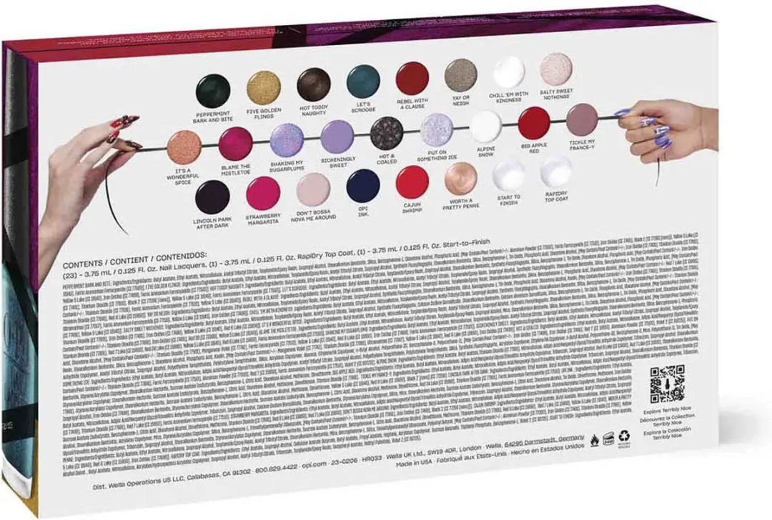 O.P.I. Holiday '23 Nail Lacquer Mini Adventkalender - 25 Stuks