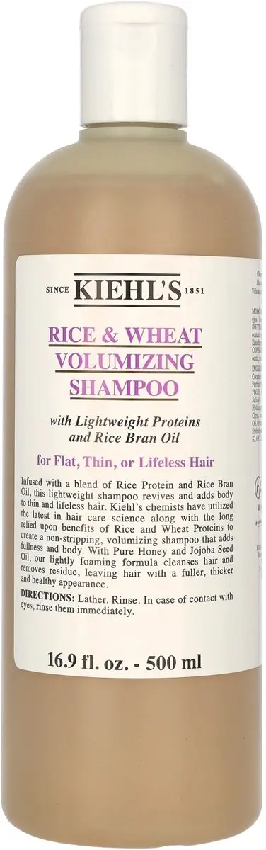 Kiehl's Rice & Wheat Shampoo 500ml - afbeelding 2 van 4