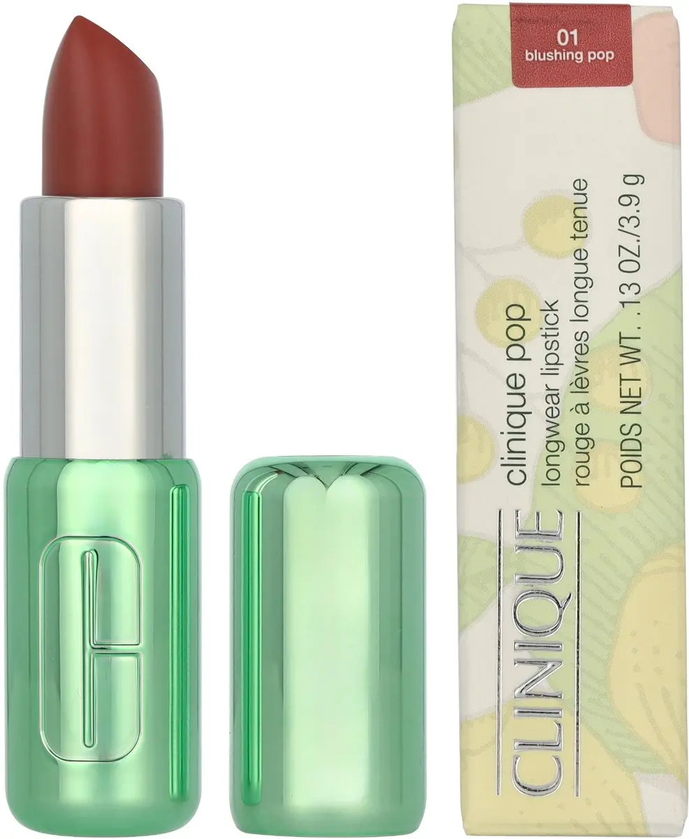Clinique Pop Longwear Matte Lipstick 01 Blushing Pop - 3.9g