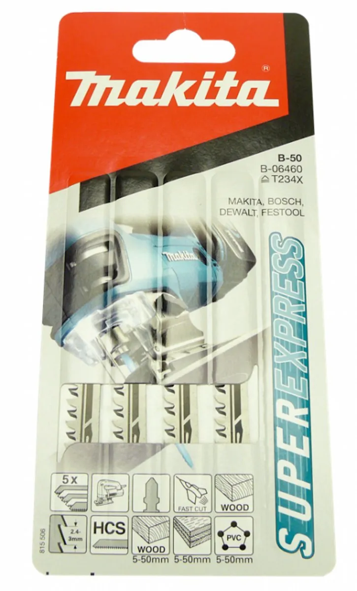 Makita Decoupeerzaagblad Hout 77mm TA234X B-06460