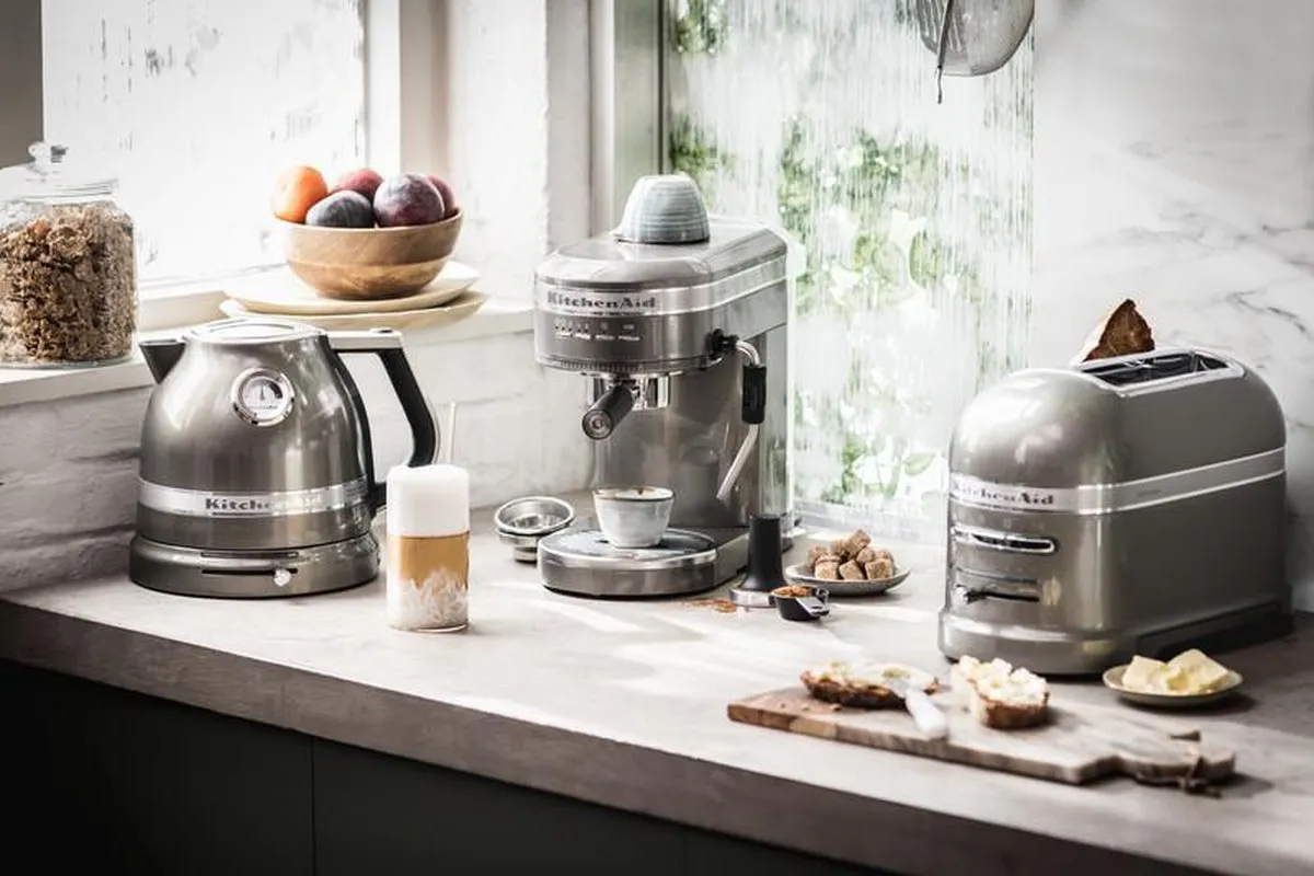 KitchenAid 5KEK1522EMS Waterkoker 2400W - 1.5L - Grijs