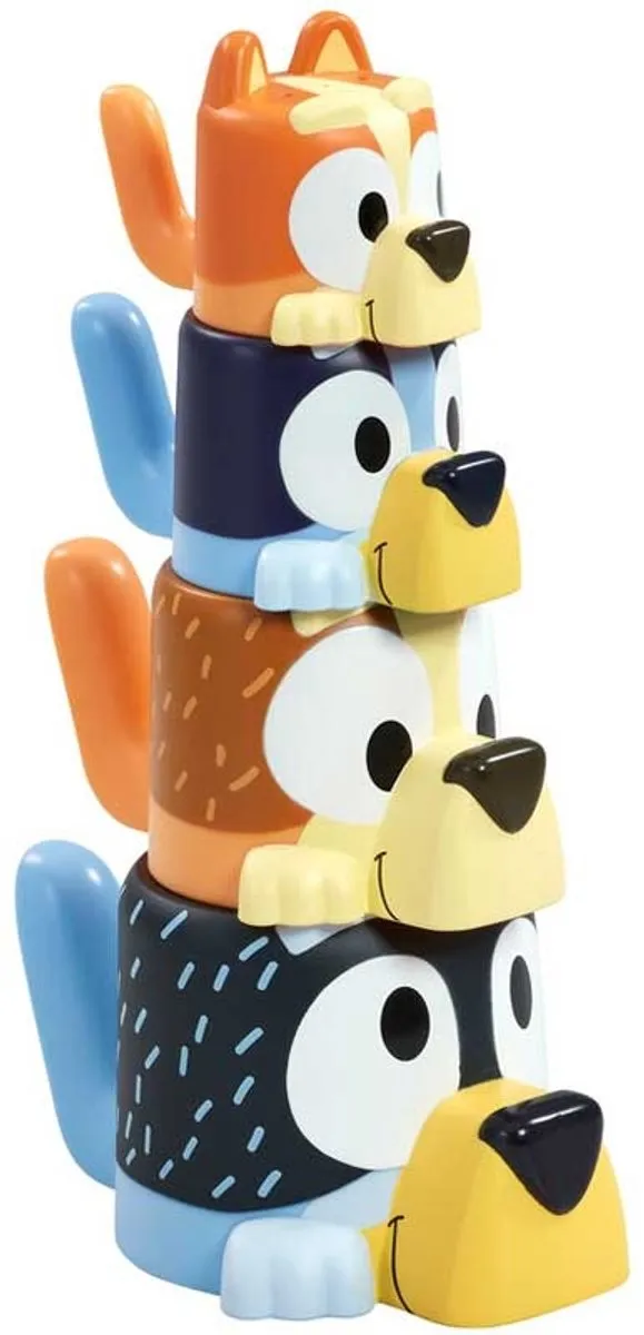 Tomy Bluey Familie Stapelbekers Badspeelgoed E73622 - afbeelding 6 van 6