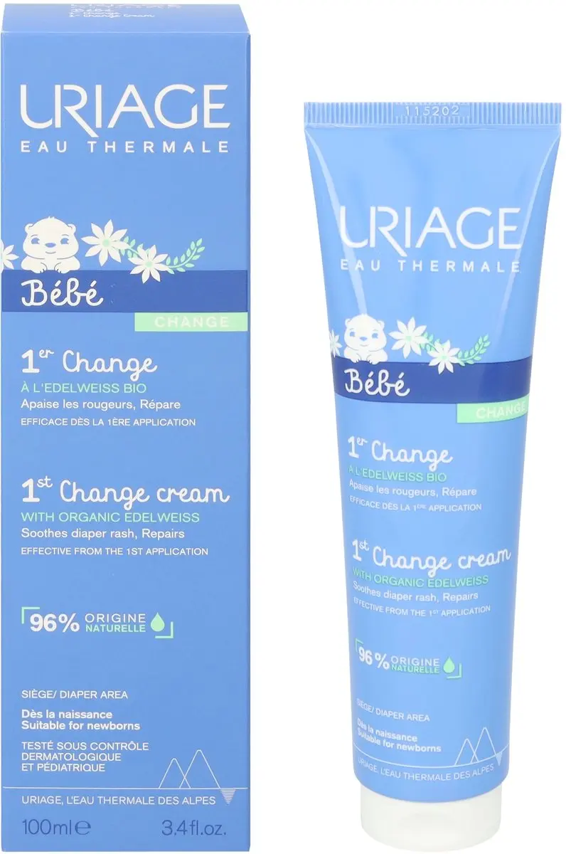 Uriage Bébé With Organic Edelweiss Change Cream 100ml