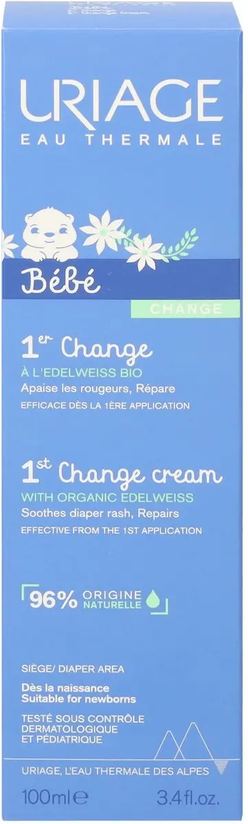 Uriage Bébé With Organic Edelweiss Change Cream 100ml