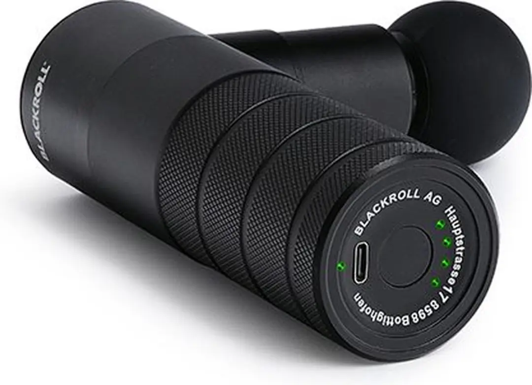 BLACKROLL FASCIA GUN A002919 Massagepistool - 4 Koppen - 4 Snelheden - Zwart