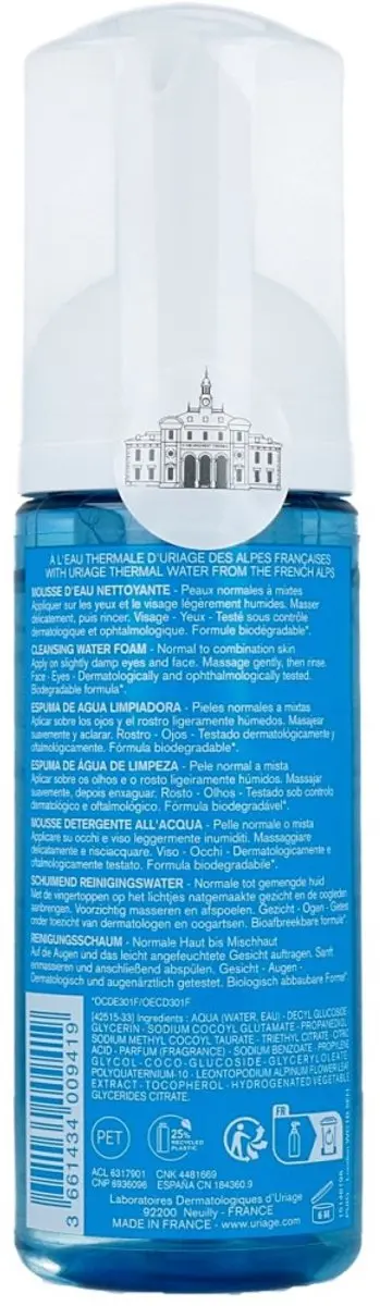 Uriage Water Foam Cleanser 150ml