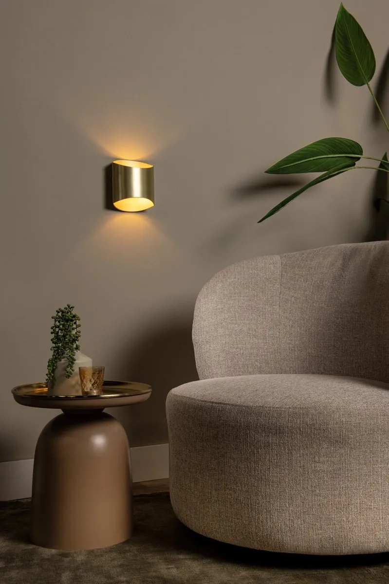 Lucide Diletta Wandlamp G9 Mat Goud/Messing