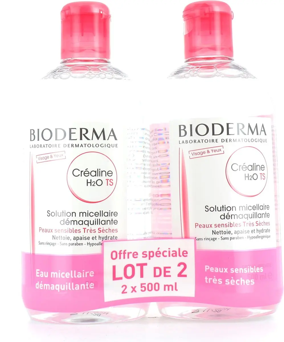 Bioderma Sensibio H2O Make-up Remover 2x500ml