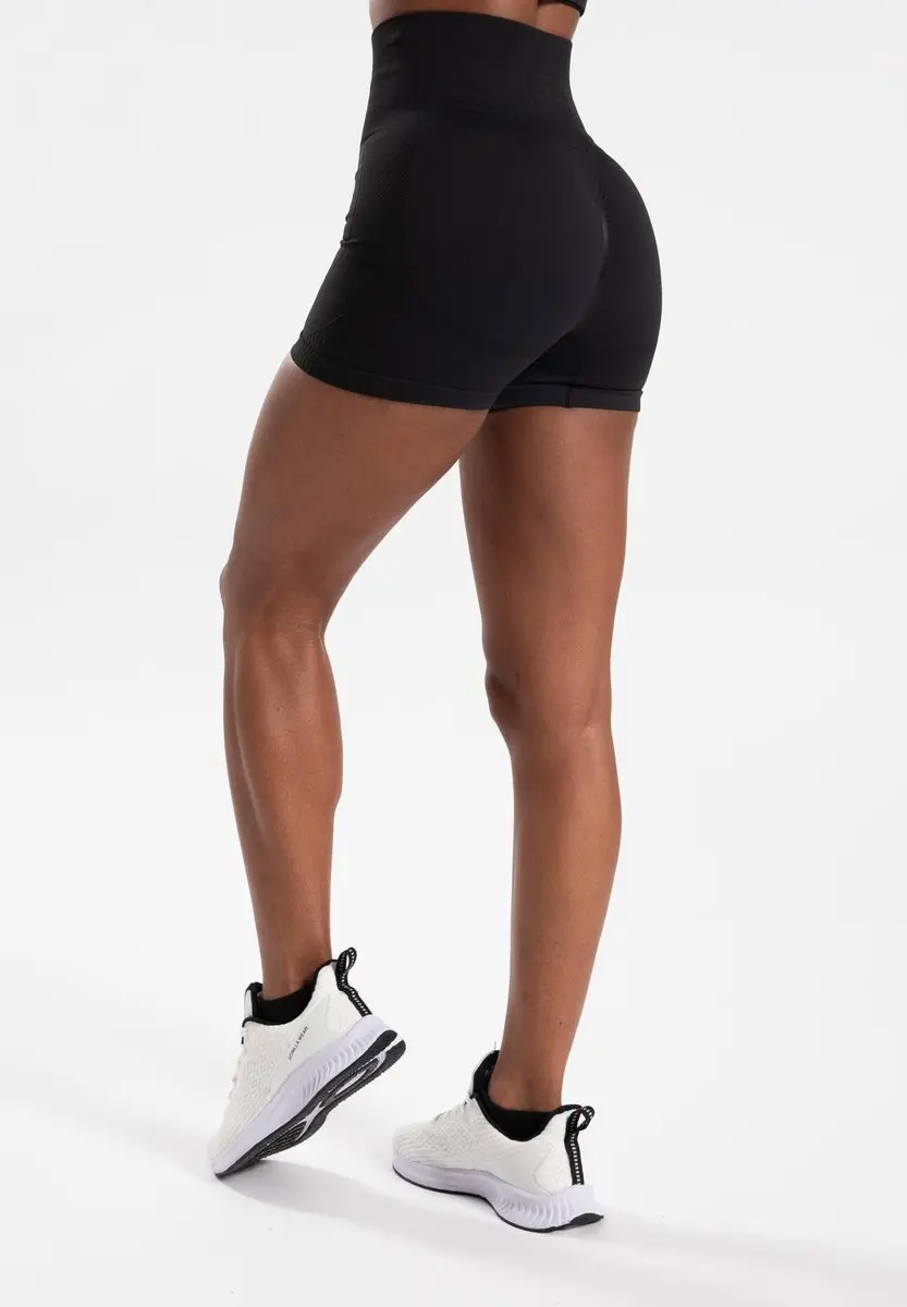 Gorilla Wear Olivia Seamless Shorts XS - Zwart
