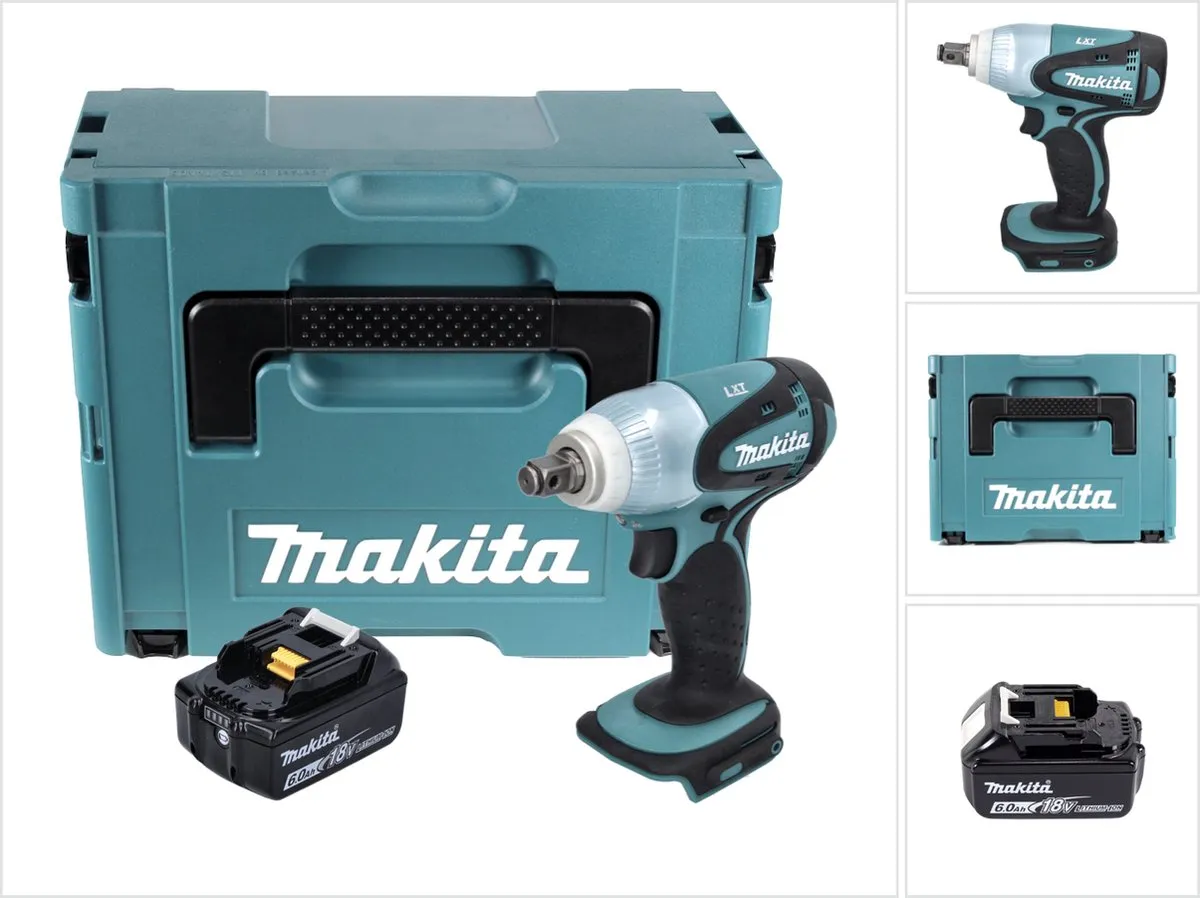 Makita DTW 251 G1J Slagmoersleutel 18V 230Nm