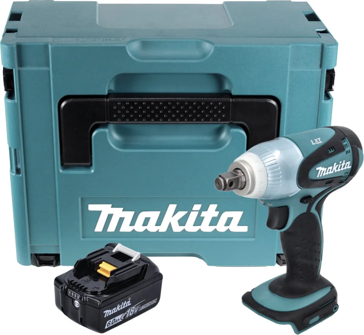 Makita DTW 251 G1J Slagmoersleutel 18V 230Nm - 1x 6.0Ah Accu