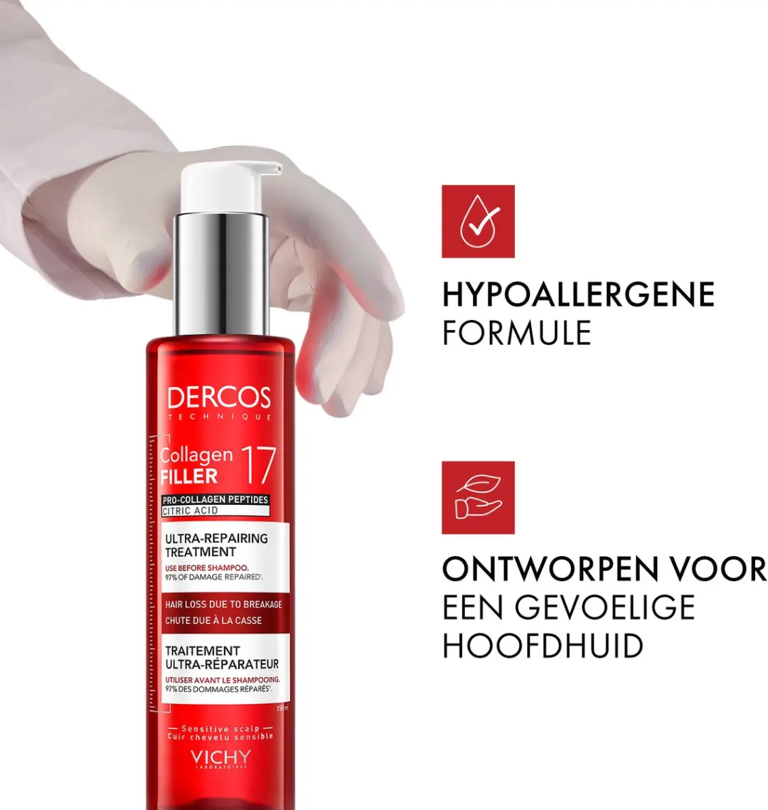 Vichy Dercos Collagen 17 Filler Pre-Shampoo 150ml