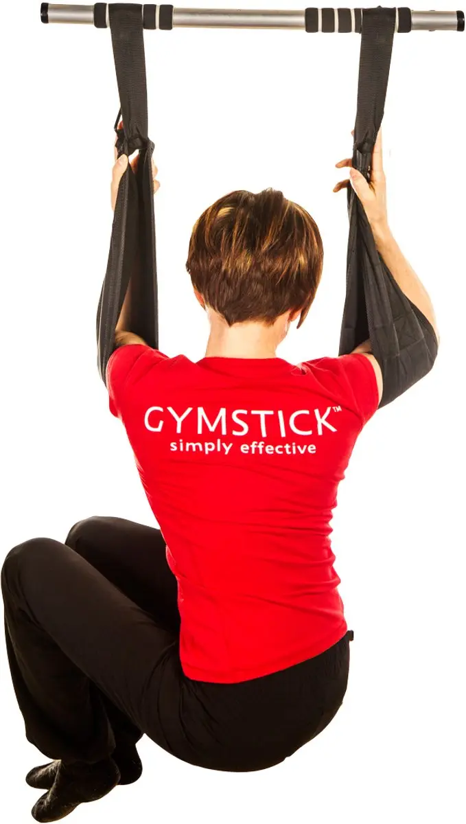 Gymstick Ab Straps Deluxe - Zwart
