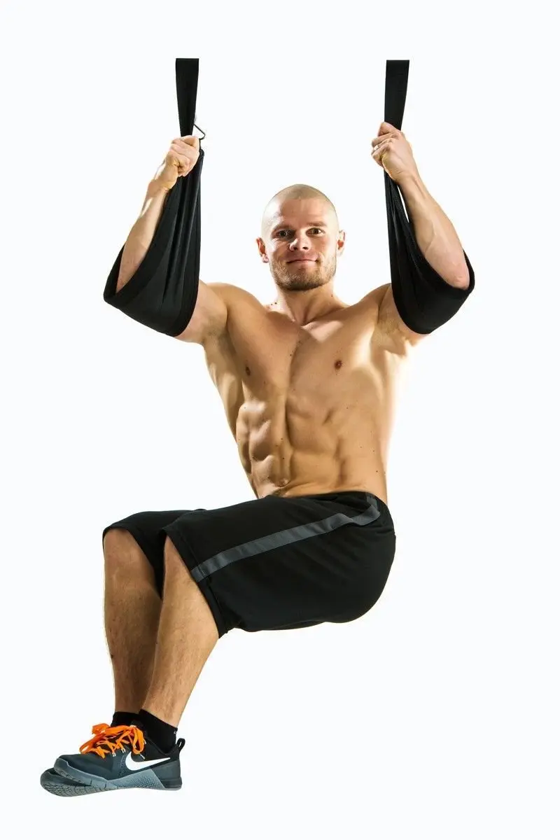 Gymstick Ab Straps Deluxe - Zwart