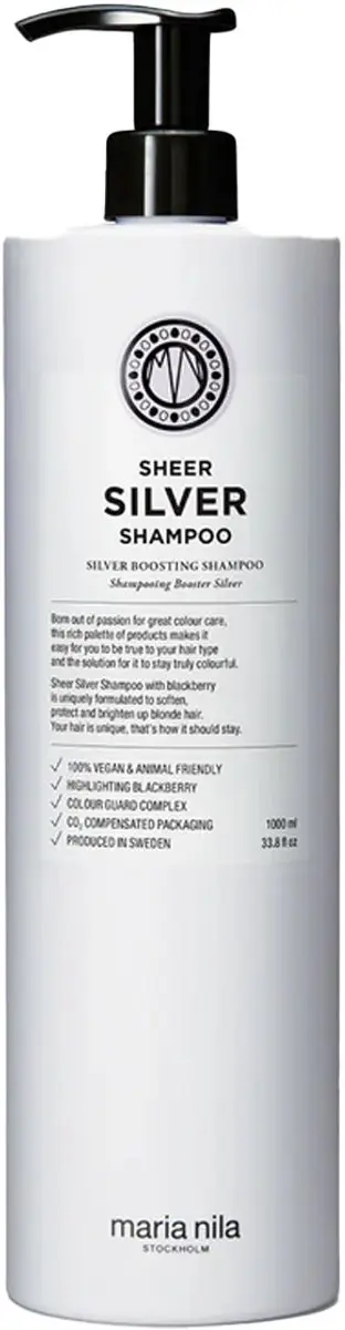 Maria Nila Sheer Silver Shampoo 1000ml - Gekleurd haar - afbeelding 6 van 6