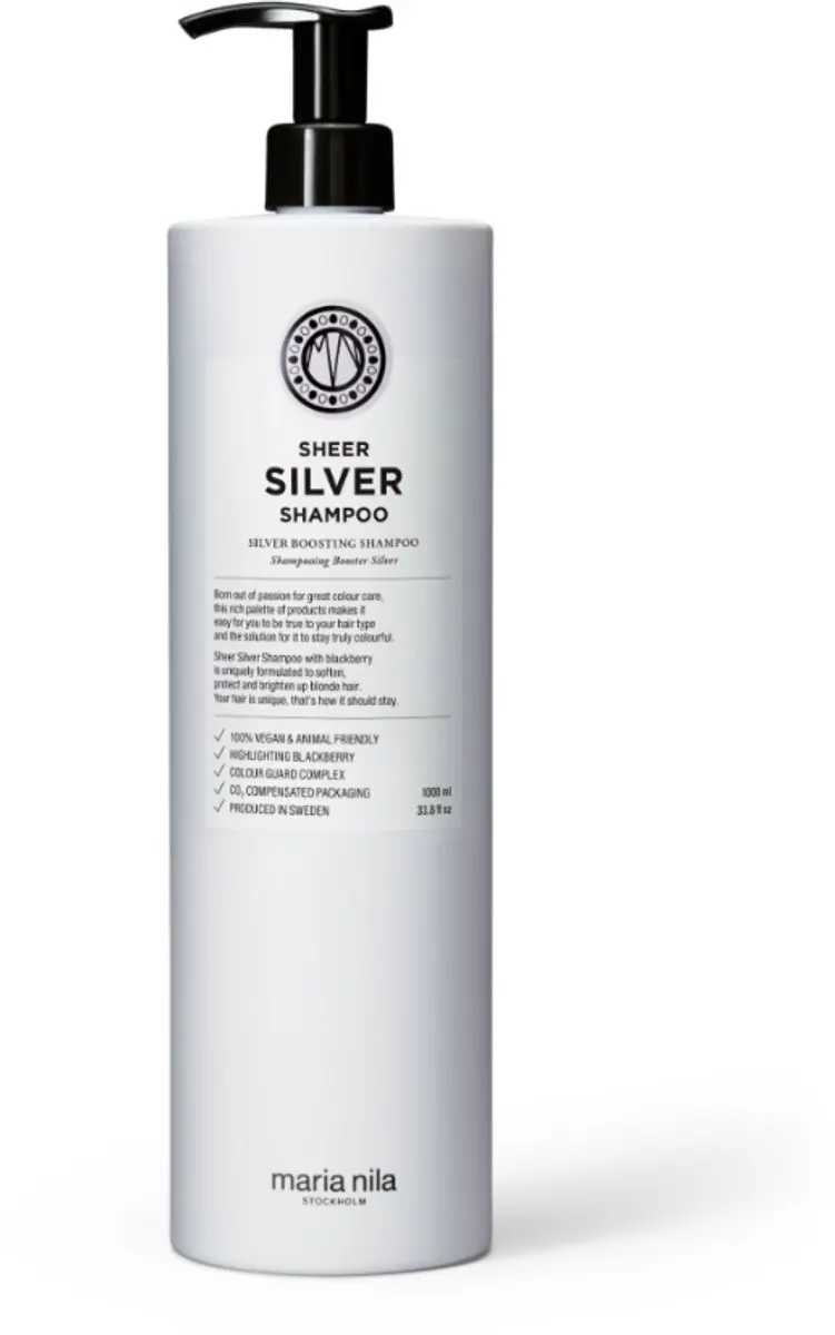 Maria Nila Sheer Silver Shampoo 1000ml - Gekleurd haar