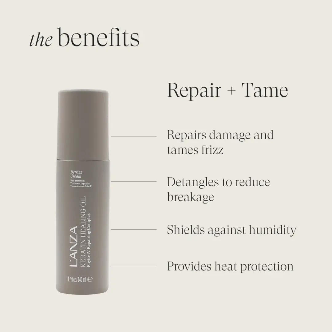 L'anza Keratin Healing Oil Defrizz Cream 140ml