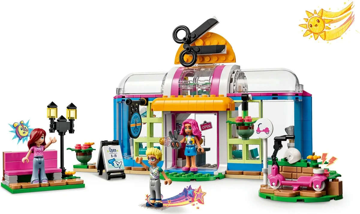 LEGO Friends Kapper 41743 - Creatief Speelgoed - Multicolor