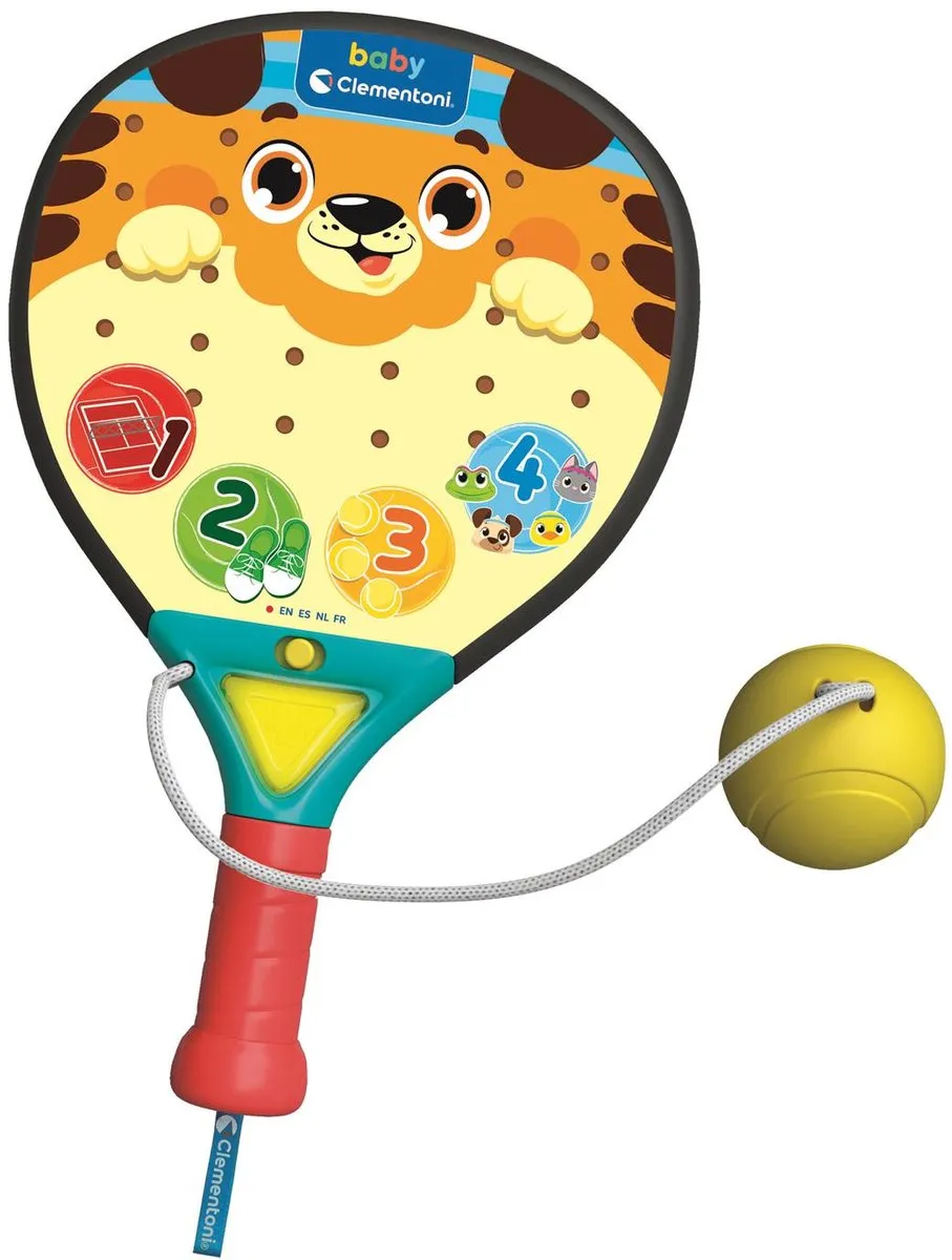 Clementoni Baby Padelracket Elektronisch Activiteitencentrum - Multikleur