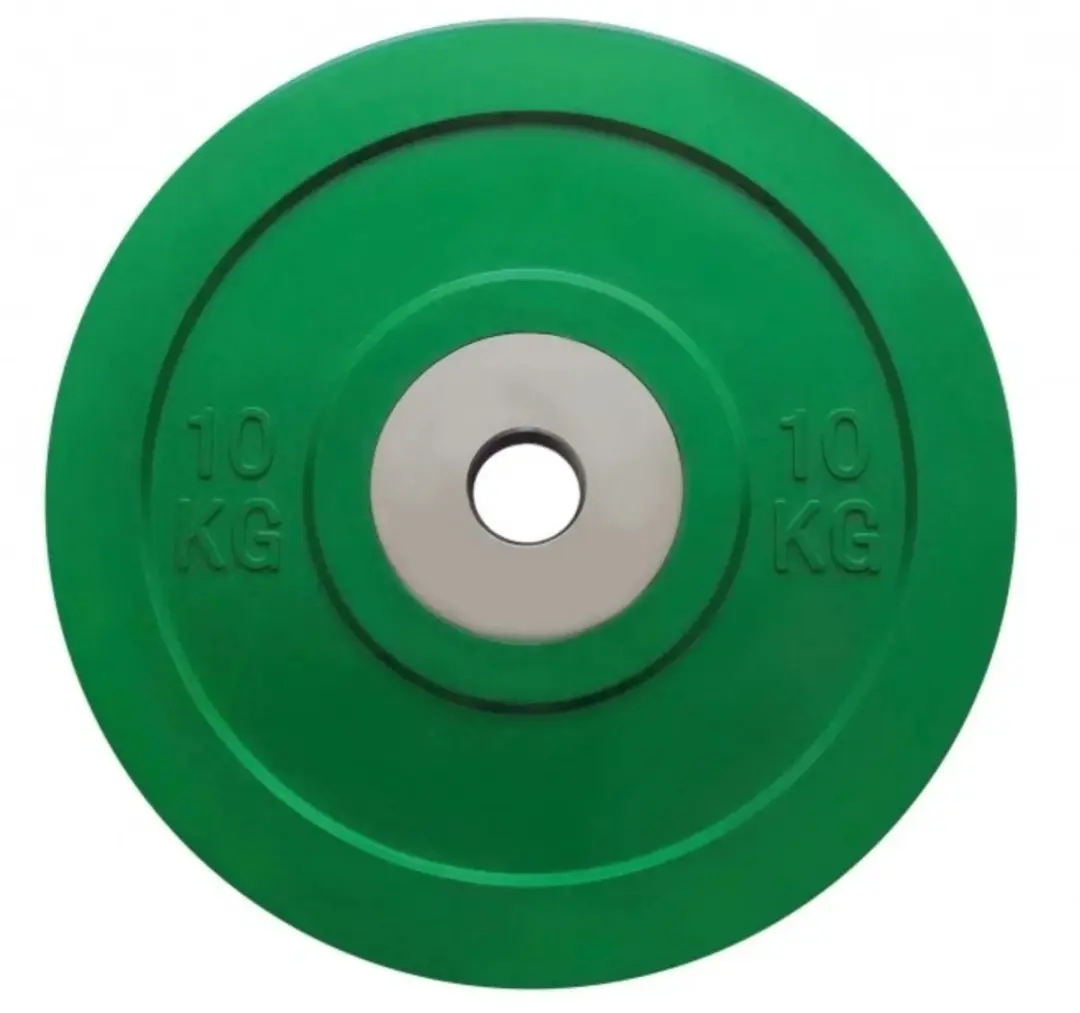 Toorx Fitness Bumper Plates Challenge 10kg - 5cm - Zwart