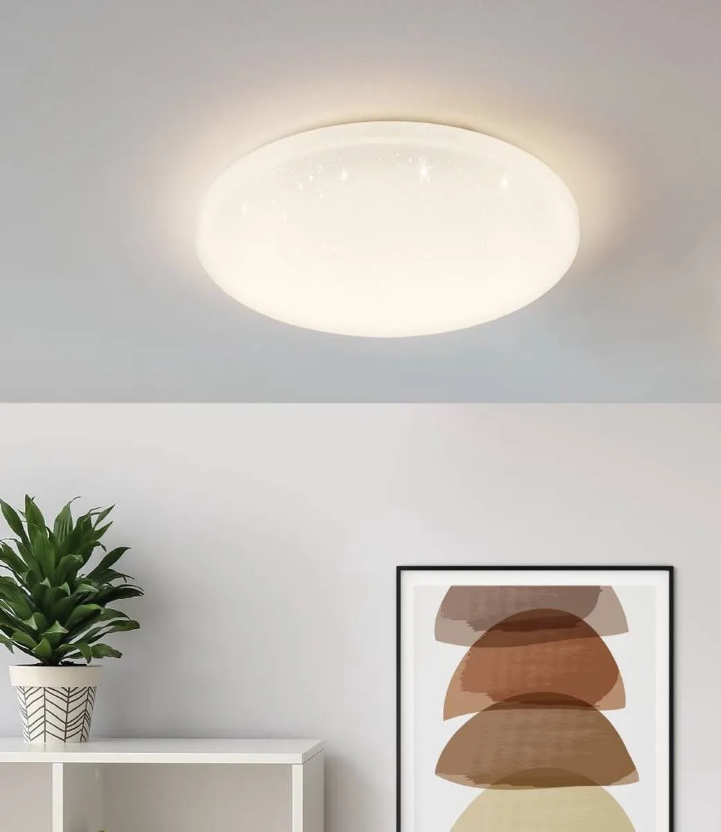 Eglo Frania-s Plafondlamp LED 55cm - Wit - afbeelding 6 van 6