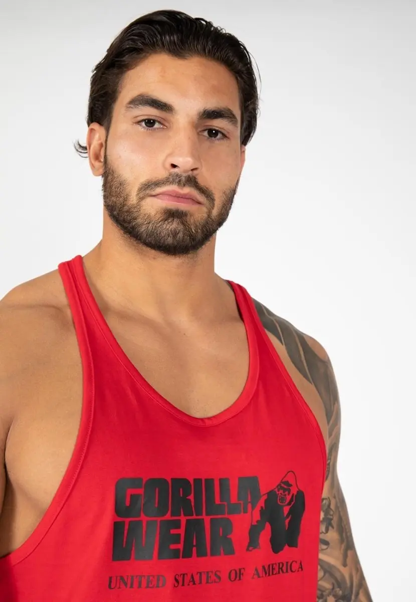 Gorilla Wear Classic Tanktop - Rood - S