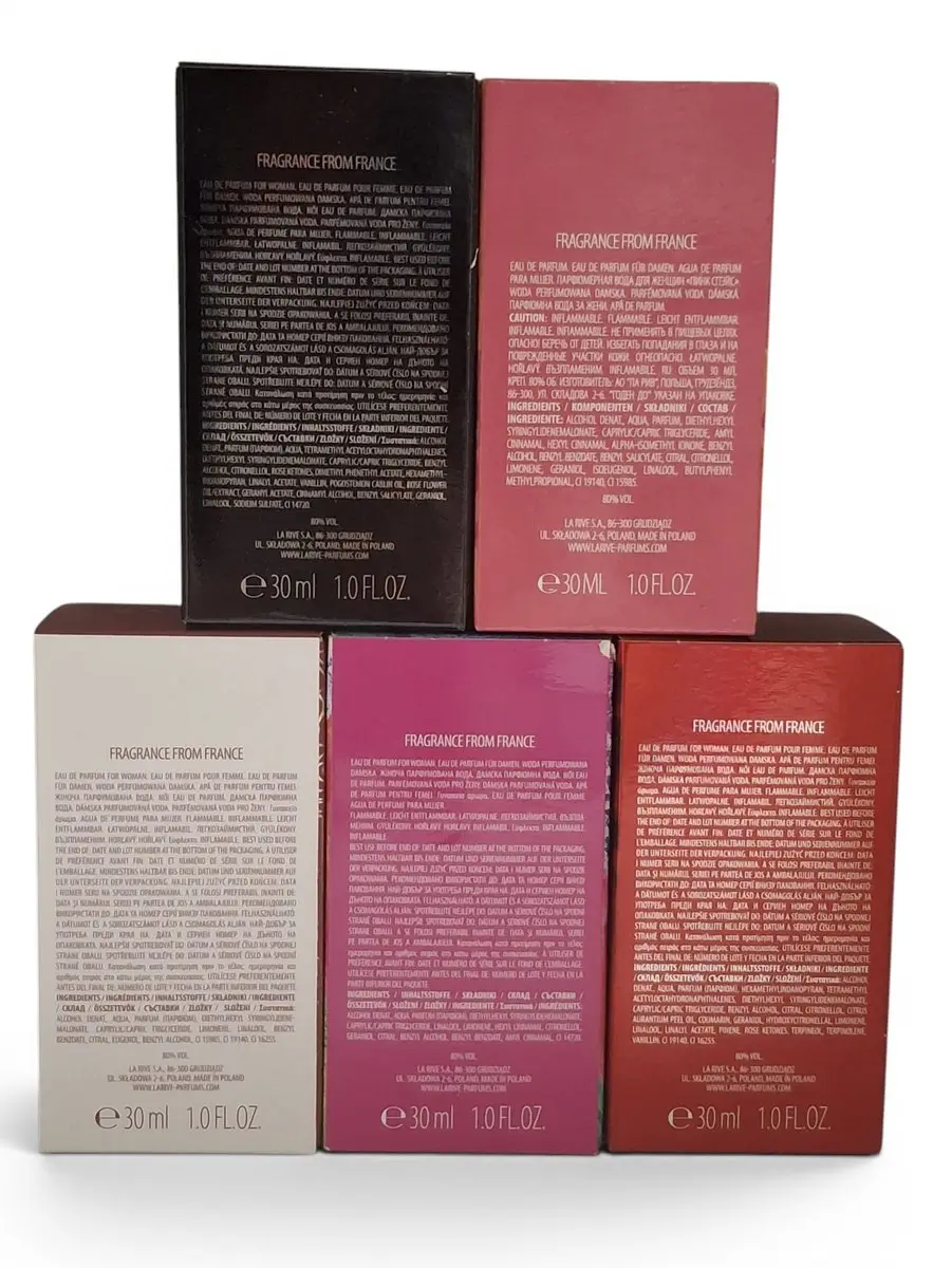 La Rive Dames Parfum Set 5x30ml - Touch