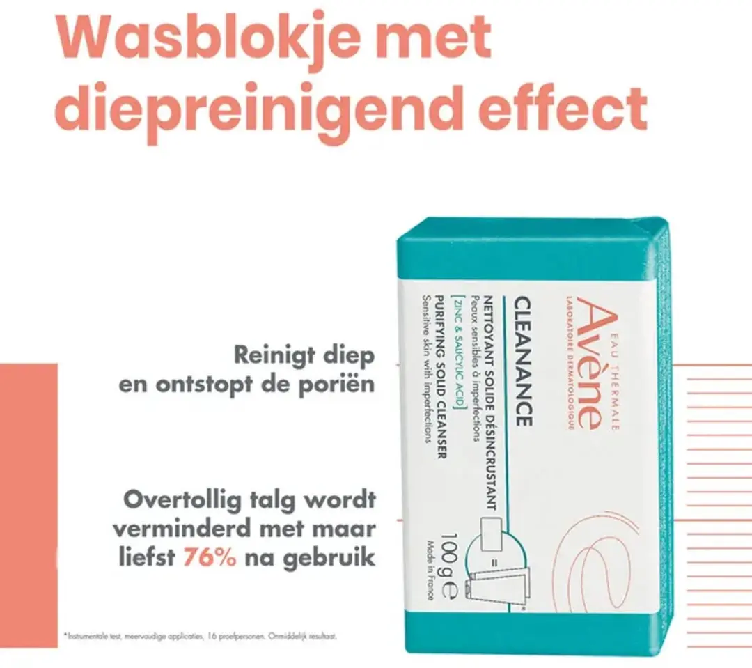 Avène Cleanance Reinigend Wasblokje 100g