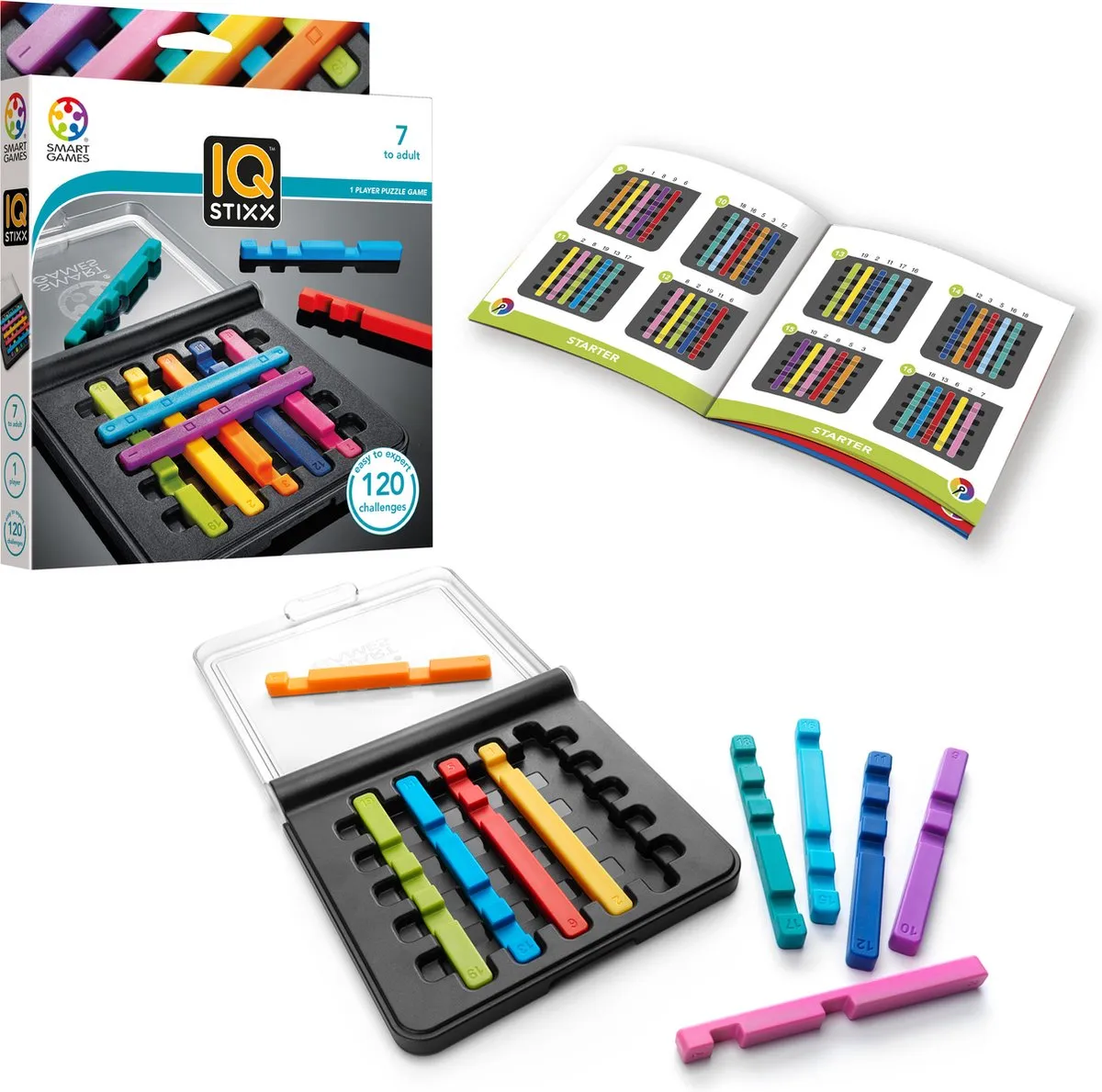 SmartGames IQ Stixx SG 304 Puzzelspel - afbeelding 6 van 6