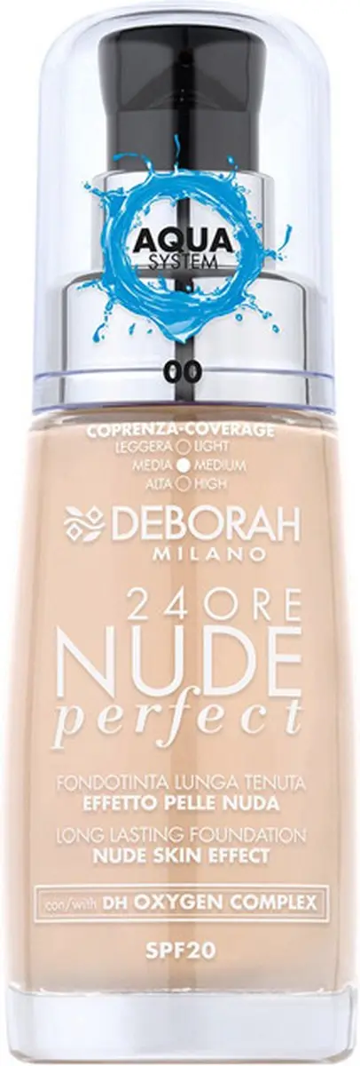 Deborah Milano 24ore Nude Perfect Pompflacon 30ml