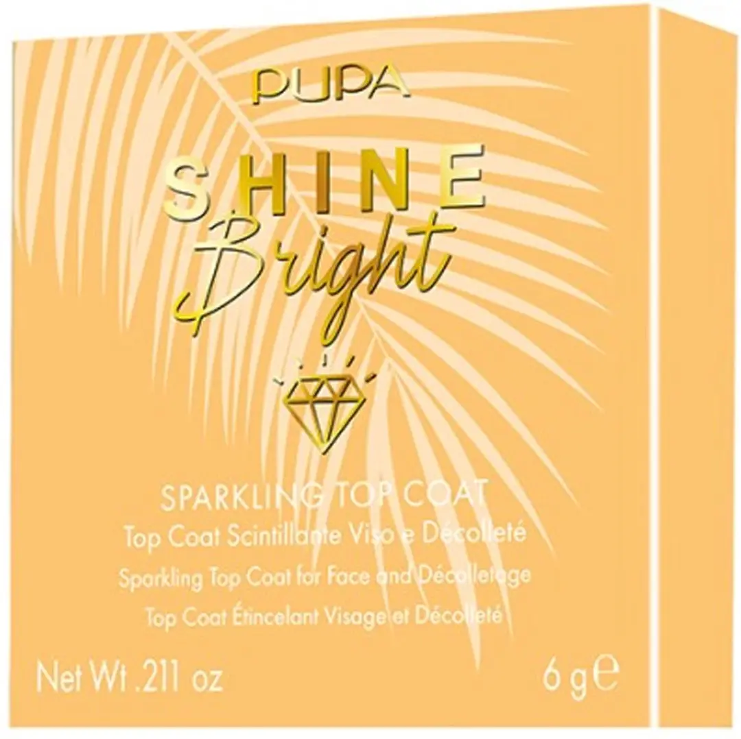 Pupa Milano Sparkling Top Coat Highlighter - Goud 6g